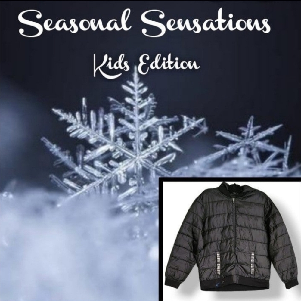 Seasonal Sensations: Kids Edition: Justice Quilted Puffer Coat | Size 20 Plus